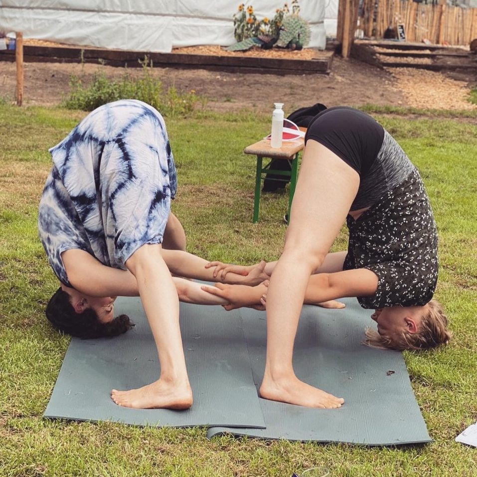 Partner yoga by Marita