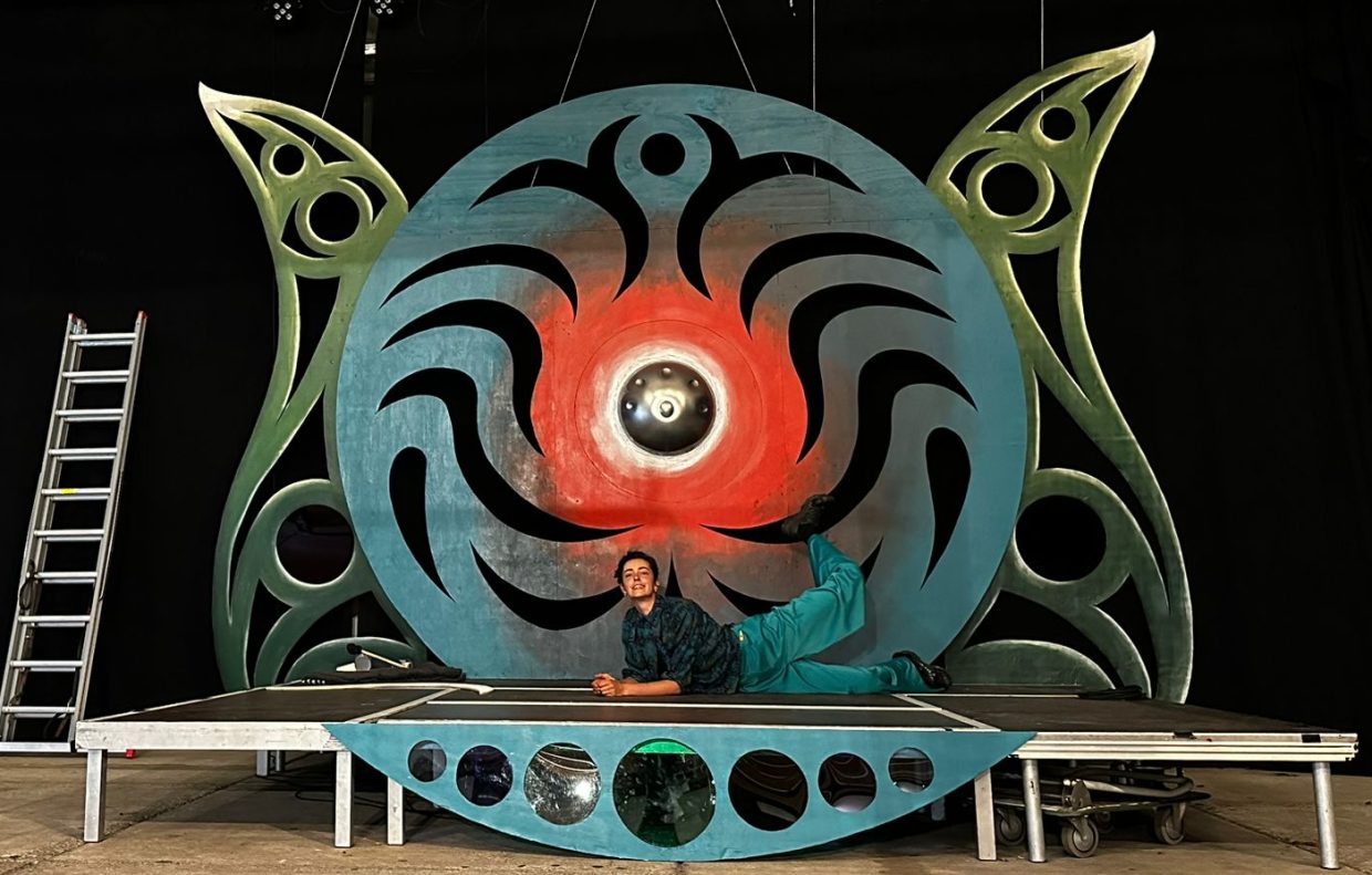 Marita de Vries Handpan Stagedesign Design Construction Festival